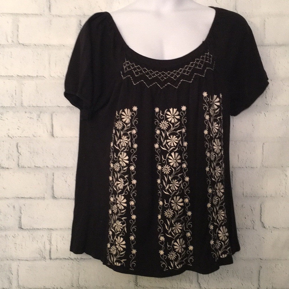 INC embroidered tee